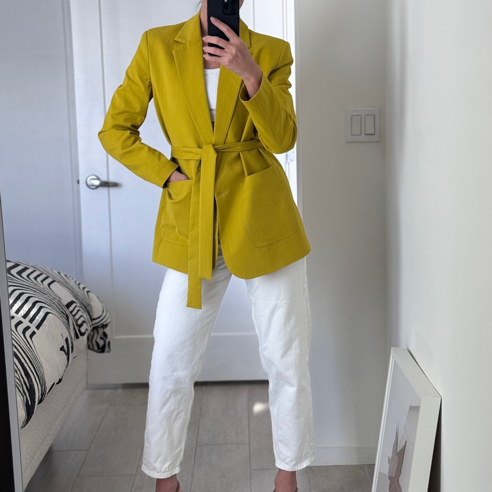 Zara Mustard Blazer - Picture 13 of 13